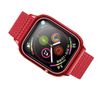 USAMS Pasek z etui Apple Watch 4/5/6/7/SE 44/45mm. czerwony/red ZB74IW3 (US-ZB074)