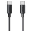 USAMS Kabel USB-C na USB-C 60W 1mFast Charging YD Series czarny/black SJ711USB01(US-SJ711)