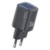 USAMS Ład. siec. CC251 30W GaN USB-CFast Charging HC Series czarny/black CC251TC01