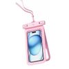 USAMS Etui wodoodporne podwójne 6.7"IP68 różowy/pink FSD1403 (YD014)