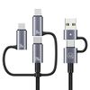 USAMS Kabel 6w1 Fast charging 240W 2m    Data Cable Digital dispay Aluminium Alloy Seria Sufeng (SJ738)