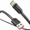 USAMS Kabel USB-C 3A YU Series 1mUSB-C/USB-A czarny/black SJ732USB01 (US-SJ732 )
