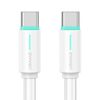 USAMS Kabel USB-C/USB-C 1m SJ73460W biały/white YU Series SJ734USB02 (US-SJ734)
