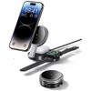USAMS Składana ład. indukcyjna 3w1 15W do telefonu/Apple Watch/słuchawek CD234WXC01 (US-CD234)