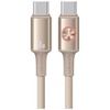 Kabel USAMS Huan Series SJ752 60W USB-C do USB-C 1,2 m tytanowy