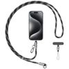 Smycz do telefonu z kablem do ładowania  Usams SJ745 60W USB-C do USB-C 1.2m czarny