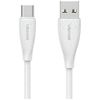 Kabel USAMS Green Series SJ714 18W 3A USB-A do USB-C 1m biały