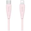 Kabel USAMS Green Series SJ717 30W USB-C do Lightning 1m różowy