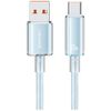 Kabel USAMS Cloud Series US-SJ658 6A USB-A do USB-C 1,2m niebieski