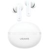 Słuchawki Bluetooth USAMS Echo E02 TWS ANC+ENC bezprzewodowe biały