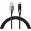 Kabel USAMS Sufeng Series US-SJ673 66W   6A Fast Charging USB-C do USB-A 1.2m tarnish