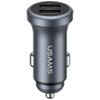 Ładowarka samochodowa USAMS CC320 Aluminium 2.4A 2xUSB-A tarnish