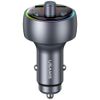 Ładowarka samochodowa USAMS CC328 30W 1xUSB-A 1xUSB-C Bluetooth FM tarnish