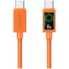 Kabel USAMS SJ773 PD 60W USB-C/USB-C     1.2m pomarańczowy