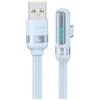 Kabel USAMS US-SJ651 66W USB-A/USB-C     1.2m niebieski
