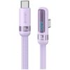 Kabel USAMS US-SJ653 PD 100W USB-C/USB-C 1.2m fioletowy