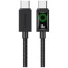 Kabel USAMS U92 60W USB-C do USB-C 1.2m  czarny
