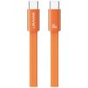 Kabel USAMS U96 60W USB-C do USB-C 1.2m pomarańczowy