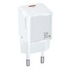 USAMS Ład. siec. 1xUSB-C T45 mini 30W(only head) PD3.0 Fast Charging biały/white CC148TC02 (US-CC148)