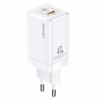 USAMS Ład. siec. T41 USB-C+USB GaN 47WPD+QC (only head) Fast Charging biały/white CC137TC02 (US-CC137)