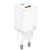 USAMS Ład. siec. 1xUSB-C+1xUSB T43 33W(only head) PD3.0 +QC3.0 Fast Charging biały/white CC144TC02 (US-CC144)