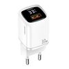 USAMS Ład. siec. 1xUSB-C+1xUSB T46 33W(only head) PD3.0 +QC3.0 Fast Charging biały/white CC152TC02 (US-CC152)