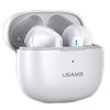USAMS Słuchawki Bluetooth 5.2 TWSNX10 Series Dual mic bezprzewodowe biały/white BHUNX02