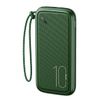USAMS Powerbank PB56 10000mAh 2xUSB /USB-C / MicroUSB Fast Charge zielony/ dark green 10KCD15003 (US-CD150)