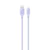 USAMS Kabel lightning 2,4A 1,2mFast Charging Lithe Series purpurowy/purple SJ565USB03 (US-SJ565)