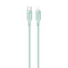 USAMS Kabel USB-C na Lightning 20W 1,2mPD Fast Charging Lithe Series zielony/green SJ566USB04 (US-SJ566)