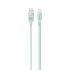 USAMS Kabel USB-C  6A 1,2mPort Display Fast charging  Lithe Series zielony/green SJ568USB04 (US-SJ568)