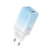 USAMS Ład. siec. 2xUSB-C+1xUSB 65W(only head) GaN PD3.0 +QC3.0 Fast Charging niebieski/gradient blue Sandru Series CC180TC04 (US-CC180)