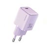 USAMS Ład. siec. 1xUSB-C PD30W 3A(only head) PD3.0 Fast Charging purpurowy/purple X-ron Series CC186TC03 (US-CC186)