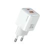 USAMS Ład. siec. 1xUSB+1xUSB-C PD30W 3A(only head) PD3.0 Fast Charging biały/white X-ron Series CC189TC02 (US-CC189)