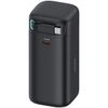 USAMS Powerbank ze zwijanym kablem USB-CRetractable 18000 mAh PD45W Fast Charge XMF Series czarny/black 20KCD21601 (US-CD216)
