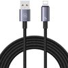 USAMS Kabel USB na Lightning 2,4A 1,2mFast Charging stalowy/tarnish SJ667USB01 (US-SJ667)
