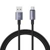 USAMS Kabel USB na Micro-USB 2A 1,2mFast Charging stalowy/tarnish SJ668USB01 (US-SJ668)