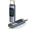 USAMS Adapter AU18 USB-C - USB-CDigital Display 100W stalowy/aluminium SJ682TC01 (US-SJ682)