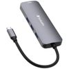 Verbatim Adapter Hub USB-C - 2xHDMI/     3xUSB-A/SD/microSD/USB-C aluminiowy/aluminum 32151
