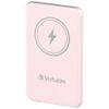 Verbatim Powerbank indukcyjny `n` Go 15W5000mAh Wireless Magnetic różowy/pink 32243