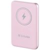 Verbatim Powerbank indukcyjny `n` Go 15W10000mAh Wireless Magnetic różowy/pink 32248