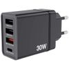 Verbatim Ładowarka sieciowa 30W 3xUSB-A/USB-C PD 3.0 CHR-30EU2 czarny/black 49700