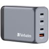 Verbatim Ładowarka sieciowa GaN 240W3xUSB-C/USB-A + Adapter EU/UK/US GNC-240 32205