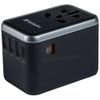 Verbatim Adapter podróżny EU/UK/US3xUSB-A/2xUSB-C PD 61W UTA-04 czarny/black 49546