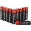 Verbatim Bateria alkaliczna AA LR6 10szt czarny 49875