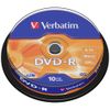 Verbatim Płyta DVD-R 4.7GB 16x AZO srebrny/silver 10szt 43523