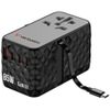 Verbatim Adapter podróżny EU/UK/US GaN   USB-A/3xUSB-C PD 85W CNT-02 czarny/black 32127