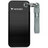 Dysk Zewnętrzny Verbatim Pocket SSD 1TB - brelok do kluczy z kablem USB-C 3.2 gen.2 czarno-szary/black-grey 32190