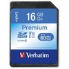 Verbatim Karta Premium U1 SDHC 16GB V10  czarny/black 43962