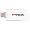 Pendrive Verbatim Plectra 128GB USB-C    biały/white 30229